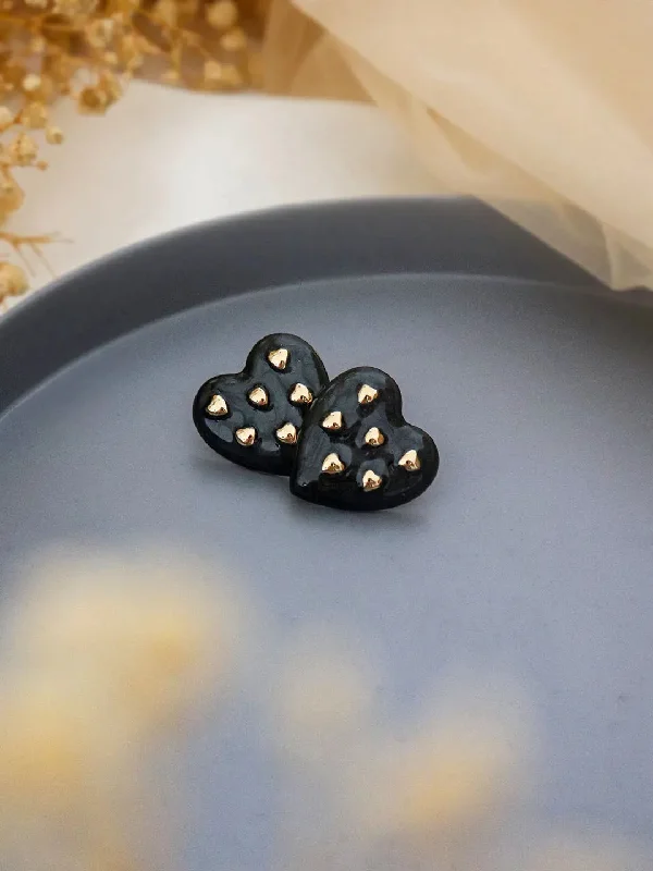 Fashion Heart Stud Earrings