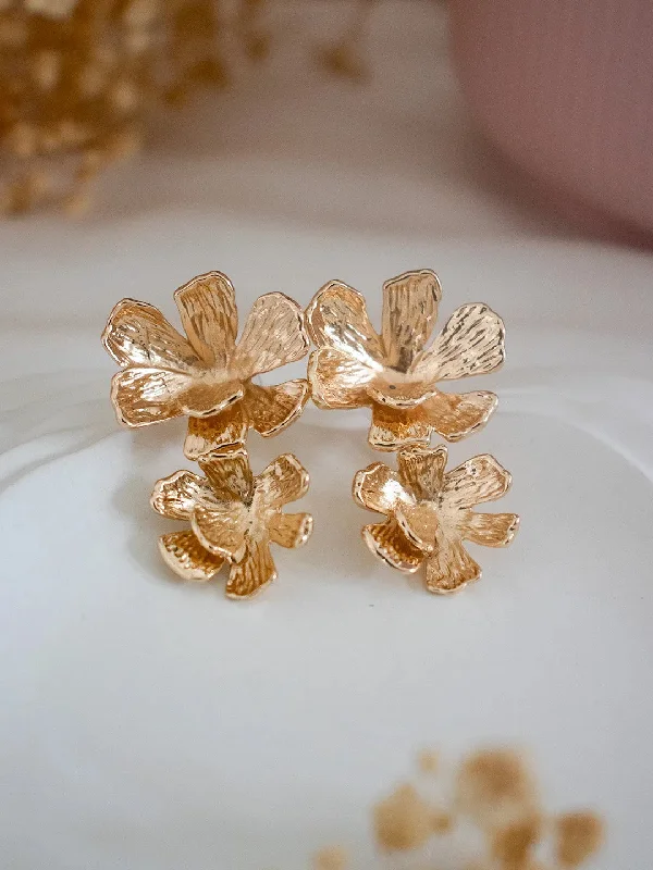 Unique Blossoming Flower Earrings