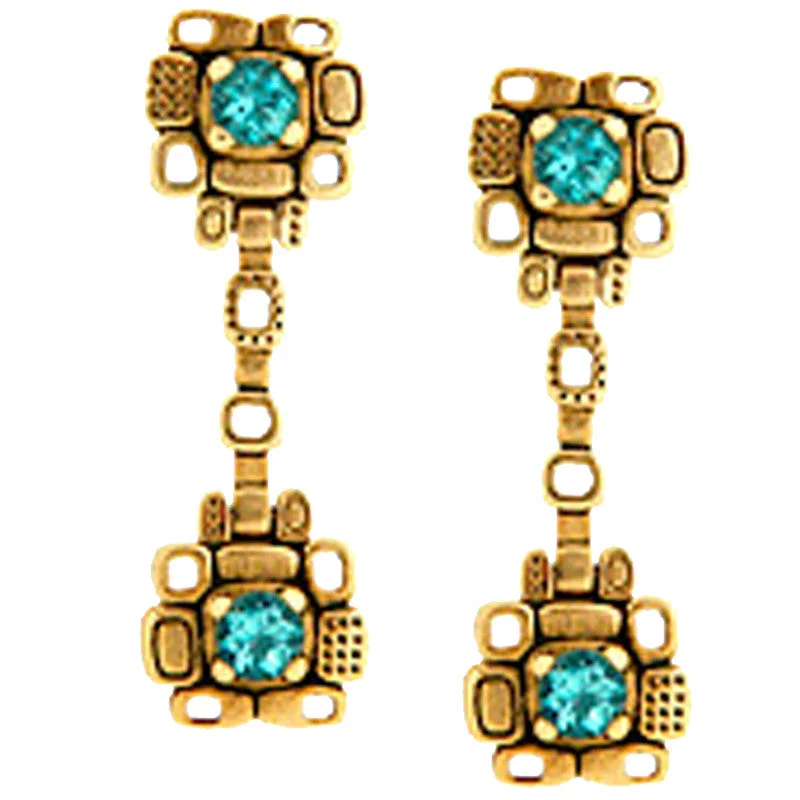 Alex Sepkus Aquamarine Drop Earrings - E-88