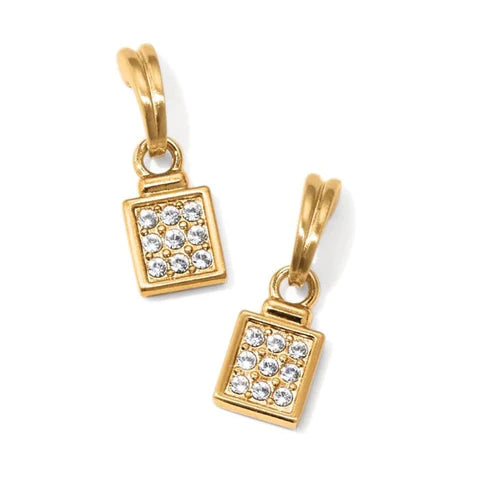 Brighton | Meridian Zenith Mini Post Drop Earrings in Gold Tone