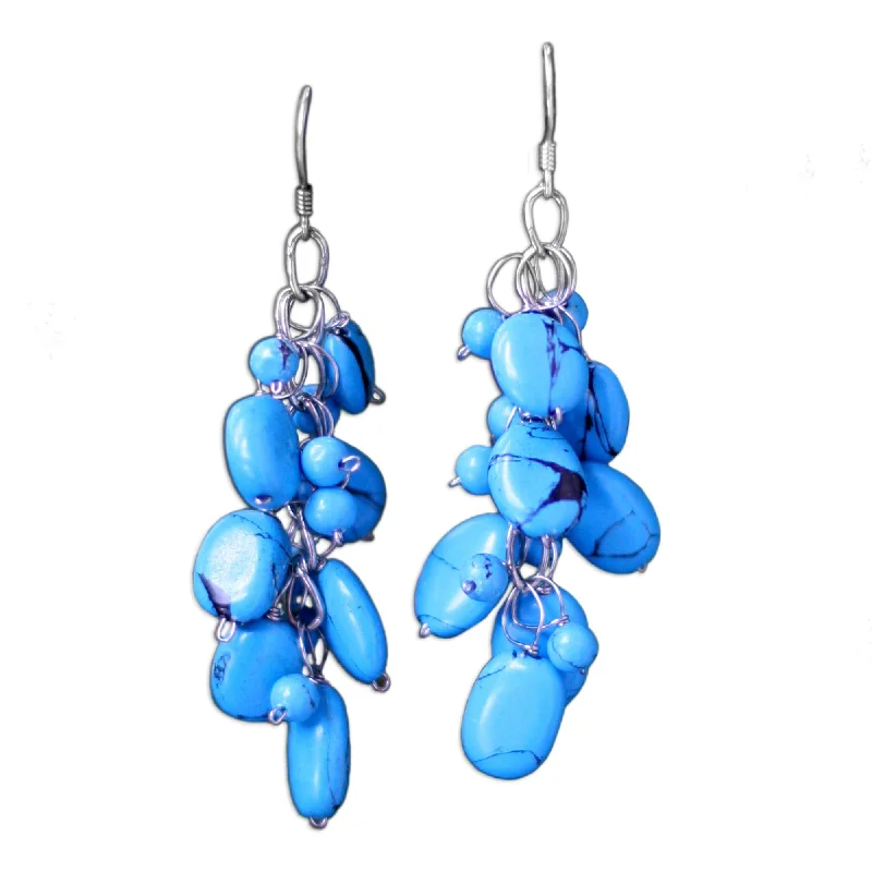 'Clouds' Cluster Earrings for girls