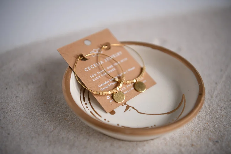 Sienna Gold Hoop Earrings