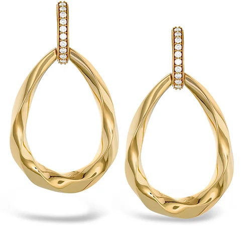 Hearts On Fire Atlantico Pear Diamond Drop Earrings