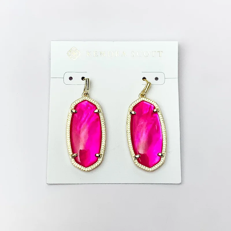 Kendra Scott | Elle Gold Drop Earrings in Azalea Illusion