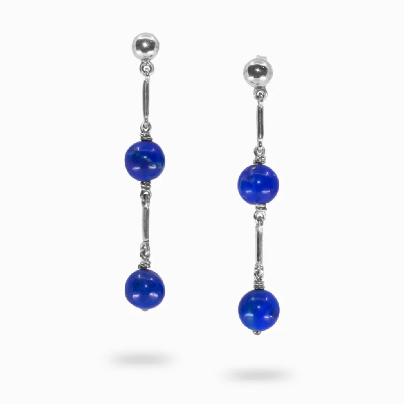 Lapis Lazuli Drop Earrings