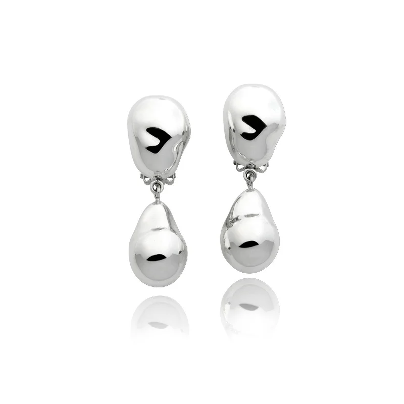 Large Baroque Pearl Drop Earrings