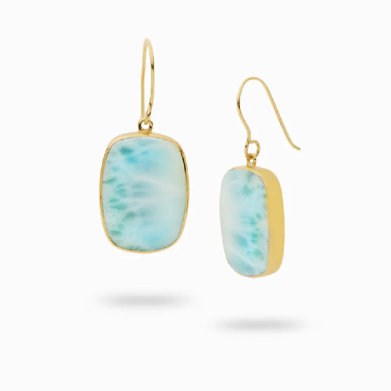 Larimar Drop Earrings