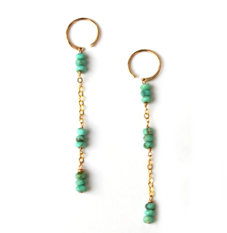 Lobe Hugger Dangle earrings