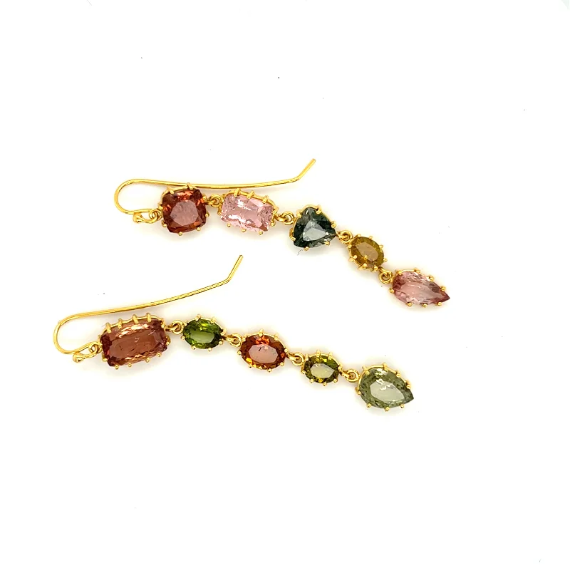 Mismatched Drop Earrings 0015