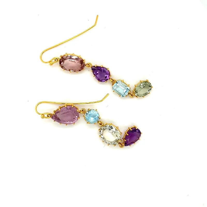 Mismatched Drop Earrings 005