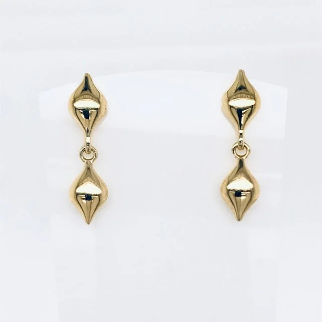 Mini Teardrop Earrings in Vermeil