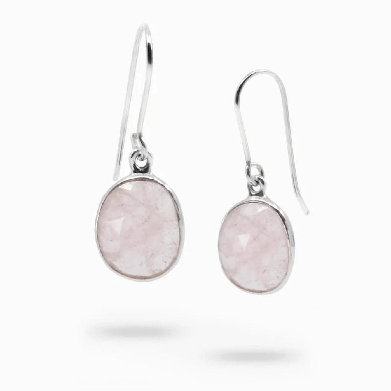 Morganite Drop Earrings