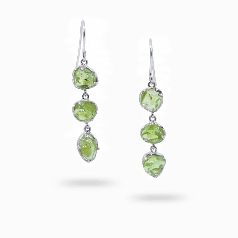 Peridot Drop Earrings