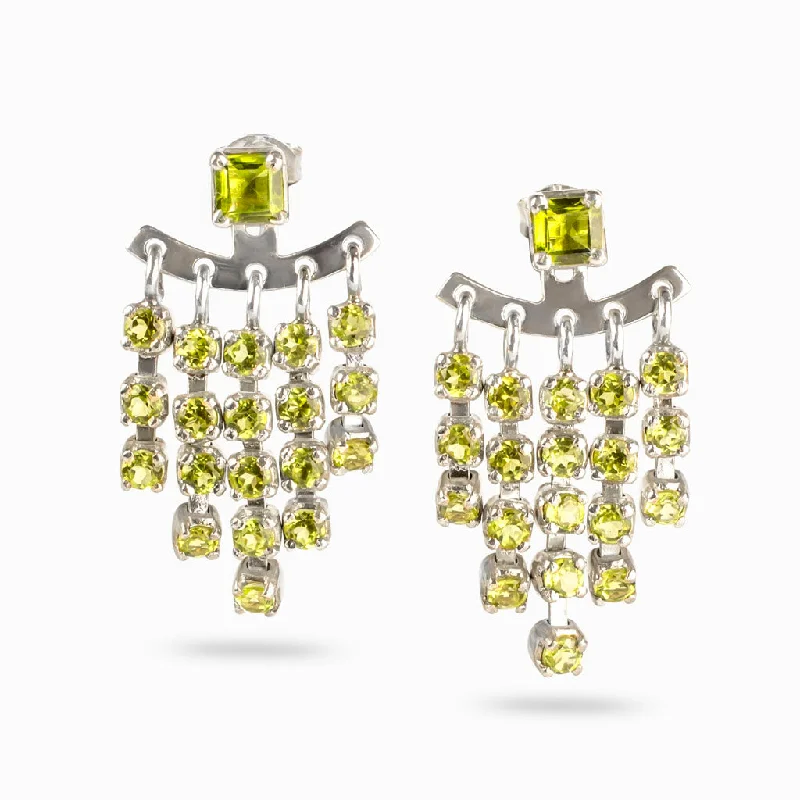 Peridot Drop Earrings