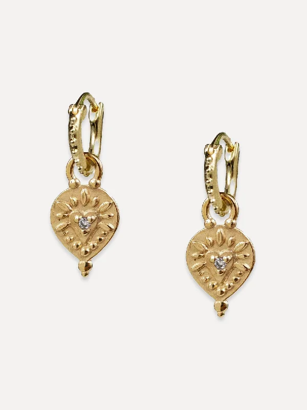 Reya Earrings "love conquers all"