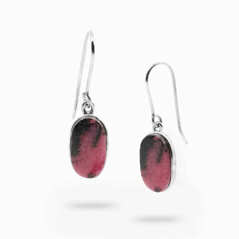 Rhodonite Drop Earrings