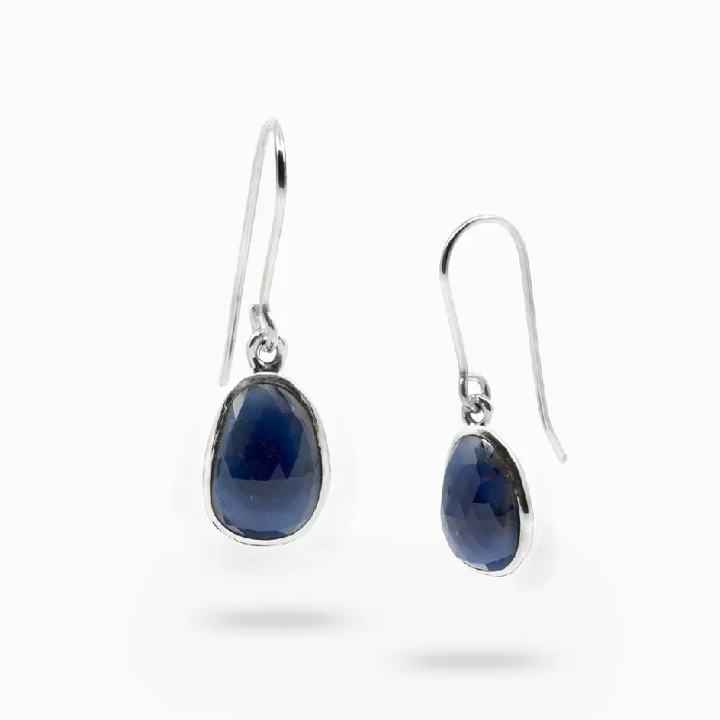 Sapphire Drop Earrings