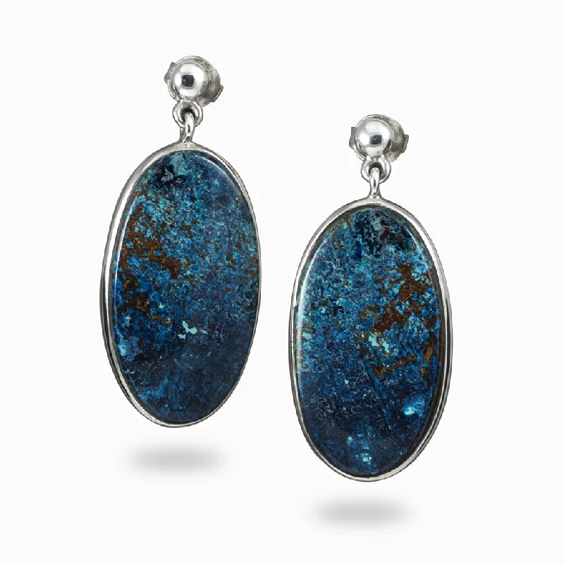 Shattuckite Drop Earrings