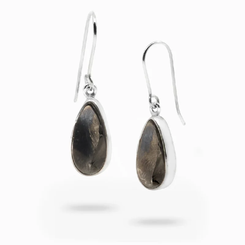 Shungite Drop Earrings