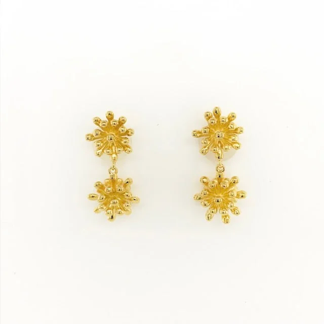 Satellite  Drop Earrings in Vermeil