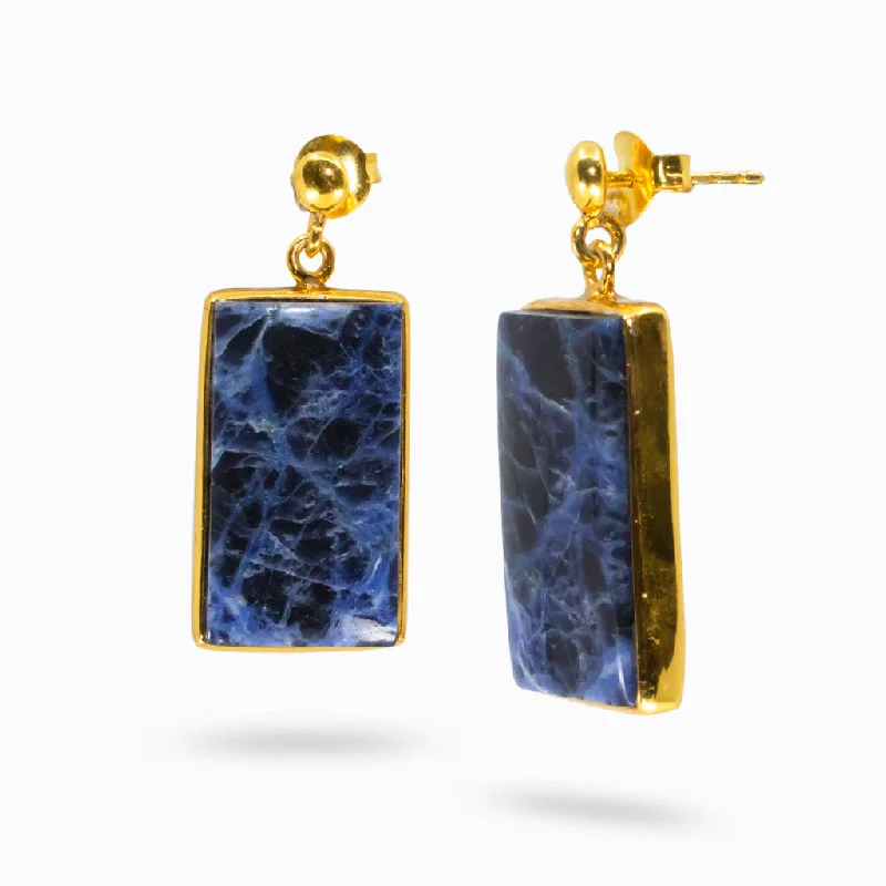 Sodalite Drop Earrings