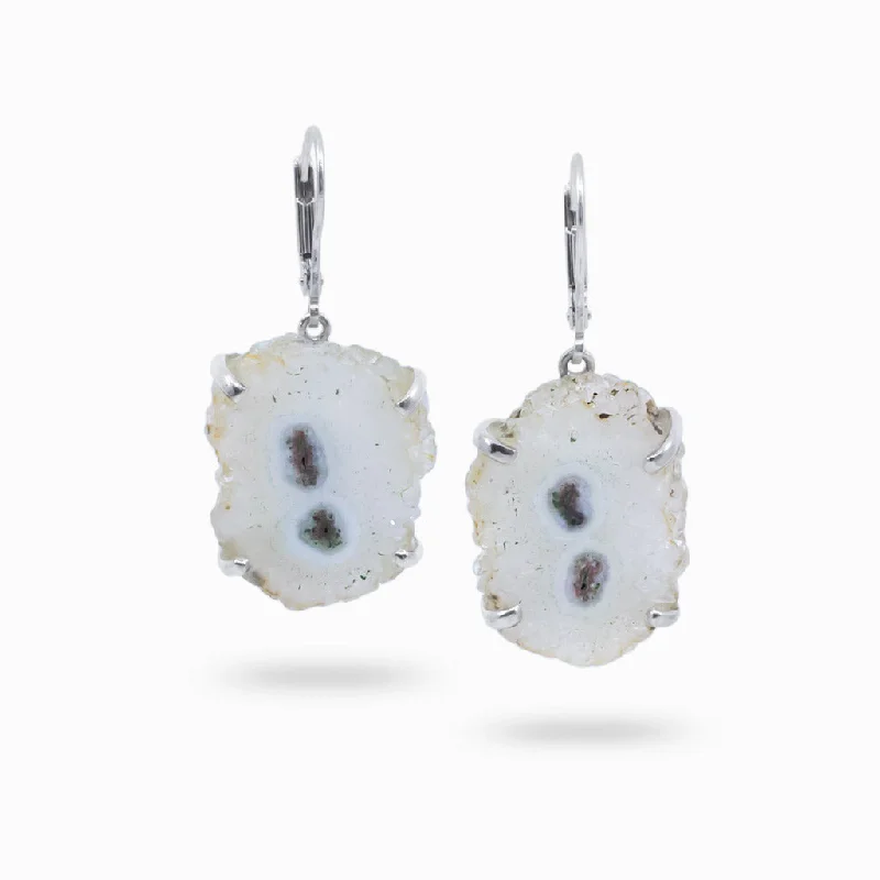 Solar Quartz Drop Earrings